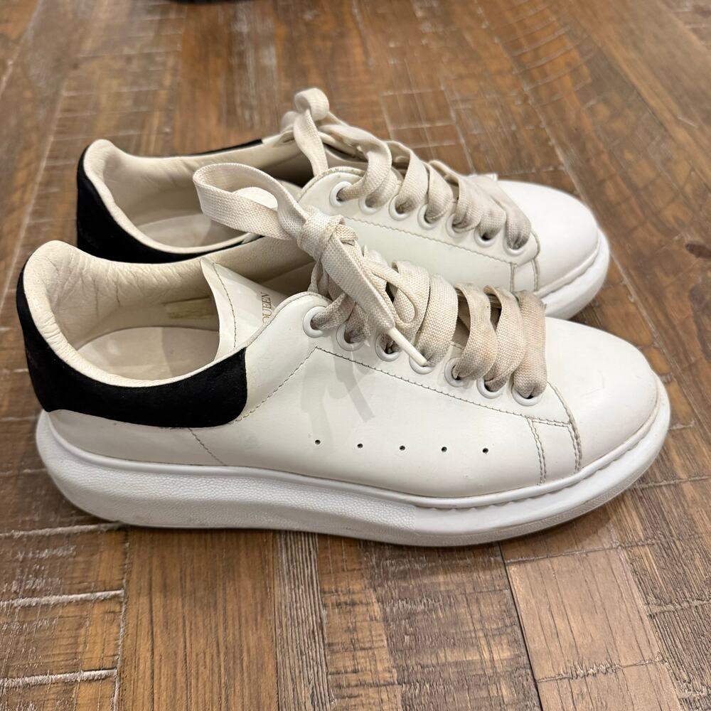 Alexander mcqueen women oversized leather sneaker - Picture 4 of 12